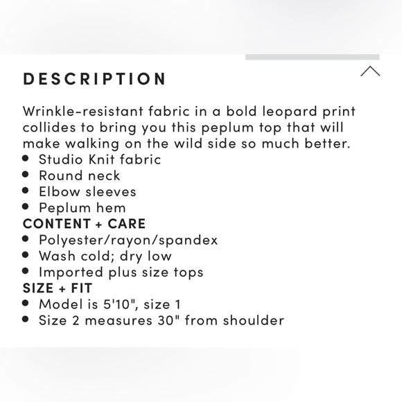 Torrid Grey Leopard Print Studio Knit Top - Picture 9 of 10